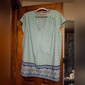 Women's Plus Croft And Barrow Blouse Worn Once Size 2x